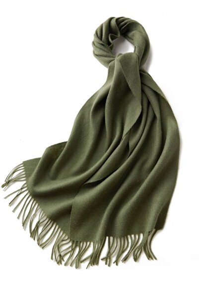 STARSTAR Women's navy scarf 32x180cm cashmere-soft tassel warm.