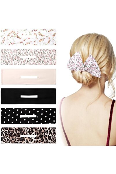STARSTAR Hairbands for buns 6pc multi-color.