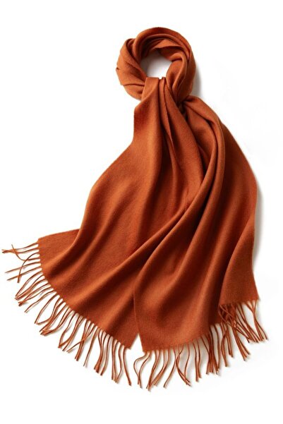 STARSTAR Women's navy scarf 32x180cm cashmere-soft tassel warm.
