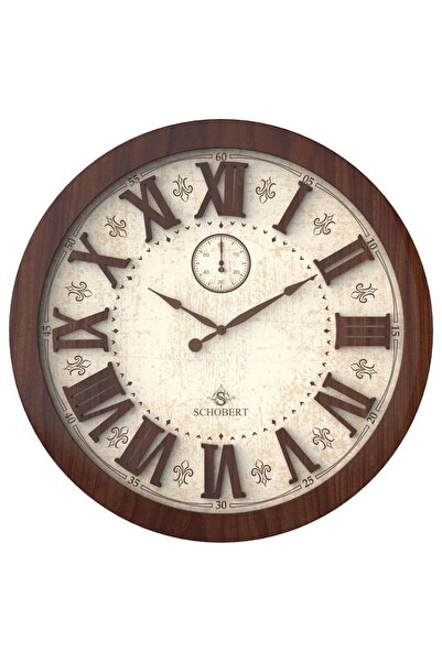 Generic Marketplace Best Price Solid Wood Frame Wooden Wall Clock 6150 with R...