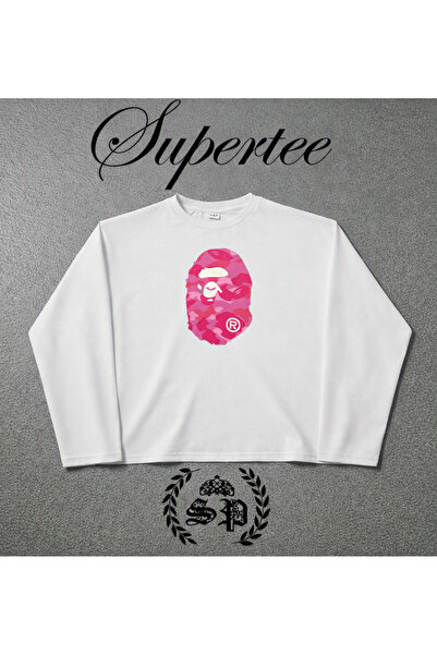 StartMore Bape City Long Sleeve Serisi Vintage Y2K Uzun Kollu T-Shirt Long Sl...