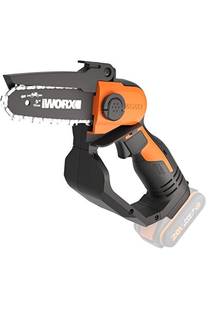 WORX WG324E.9 12cm 20V Cordless Compact Chainsaw - Tool Only, High-Efficiency...