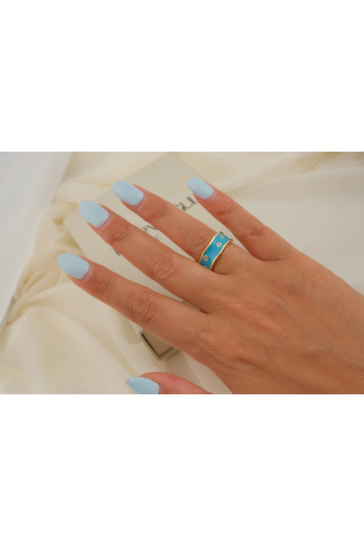 ATELİER TUĞBA Yzk666 Mini-Detail Zircon Stone Adjustable Ring