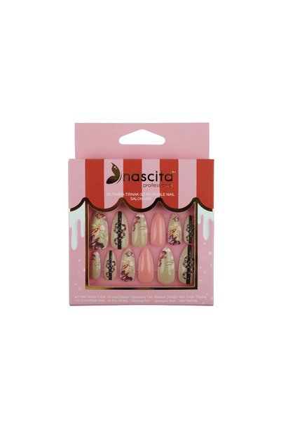 nascita 3D Hand Made Takma Tırnak NASNAIL0305