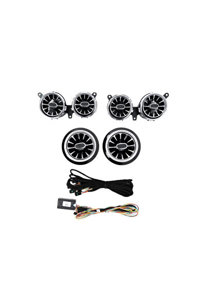 tuningset Μπροστινές Πλευρικές Γρίλιες Αεραγωγών Κλιματισμού 64 χρωμάτων κατά...