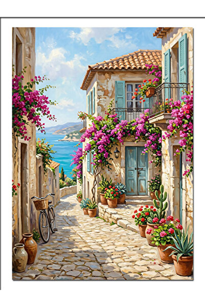 Artmeg Διακοσμητικός καμβάς με θέα στη θάλασσα στο Begonville Mediterranean S...