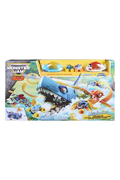 Monster Jam Set de joacă Mini Jams Megalodon - Atacul Calamarului