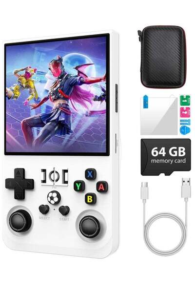 Tiger R36 Max Game Console 4 Inch Full IPS Screen Portable Retro Handheld Gam...