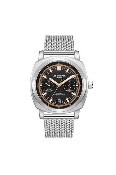 Lee Cooper Men's Multifunction Black Dial Watch - LC08377.351