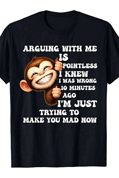 26LIK Pointless Knew I Was Wrong Monkey Funny S-5XL Store Same Style For Men ...
