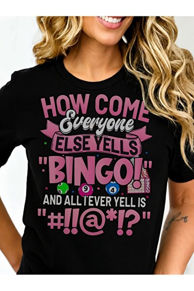 Generic Brand Humorous Bingo Quote With Balls & Card,100% cotton,everyday ess...