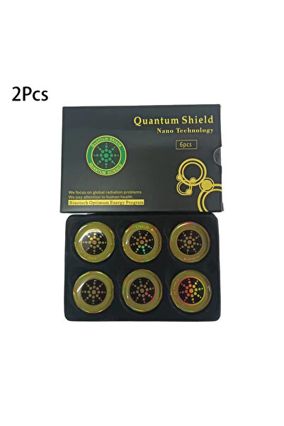 Choice Yellow 6Pcs Silver EMF Blocker Stickers, Anti-Radiation Shield for Cel...