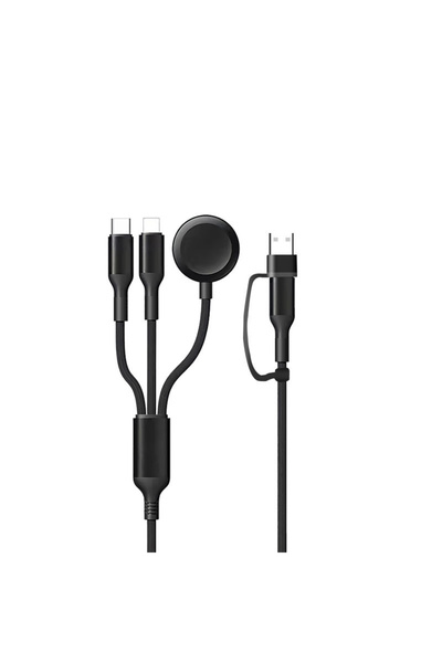 Choice Type-C to USB-A 1.2m Black Bonola 3 in 2 USB Type C Cable for IPhone/A...