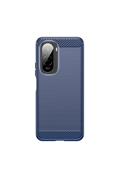 Choice5 Poco M7 Plus Blue For Poco M7 4G Case Shockproof Soft Silicone Carbon...