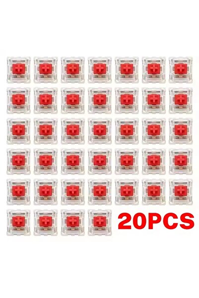 Choice6 مفاتيح لوحة مفاتيح ميكانيكية بديلة من Red Axis - 20 قطعة، 10/30 قطعة،...