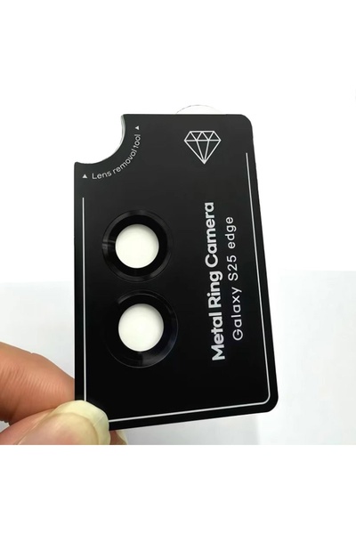 Choice1 Other For S25 Edge Black Metal Camera Lens Protector Glass For S25 Ed...