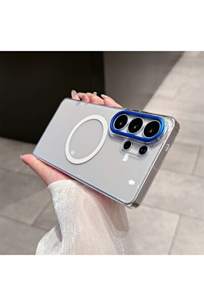 Choice11 Galaxy S26 Ultra Magnetic Blue Transparent Acrylic For Magsafe Mgane...