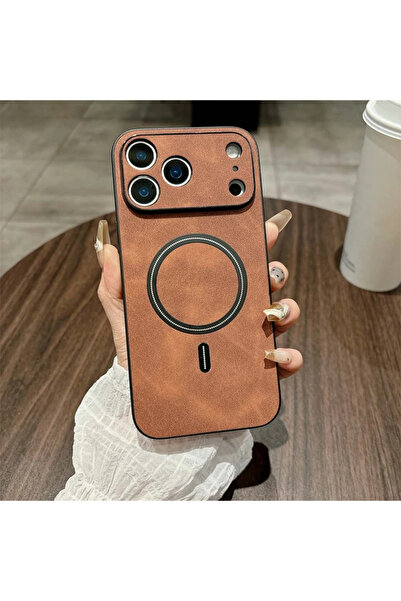 Choice31 iPhone 15 Pro Dark Brown Luxury Leather For Magsafe Shockproof Phone...