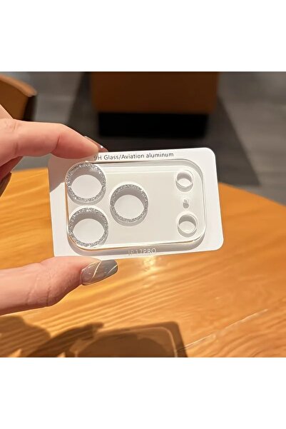Choice3 iPhone 15-15Plus Silver Tempered glass 1PC Camera Lens Protector Silv...
