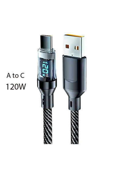 Choice 1m 120W A to C cable 120W Super Fast Charging Type C to Type C Cable w...