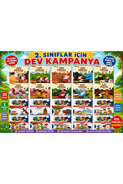 Model Eğitim Yayınları MODEL YAYINLARI 2. SINIF HİKAYE SETİ 2 SET 20 KİTAP + ...