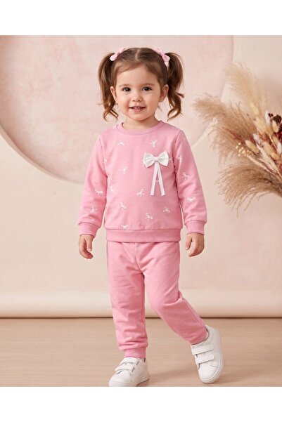 voyyo kids baby Girl's Seasonal 1-2-3-4 Year Old Bow Detailed 2 Threaded Top ...