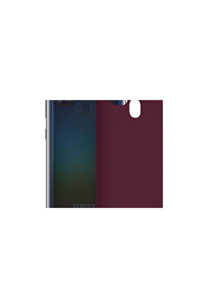 Techsuit Μαλακή Σιλικόνη - Samsung Galaxy A21s - Δαμασκηνί Βιολετί
