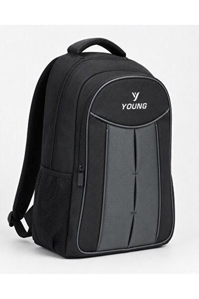 Blue Burry Young Multi-Compartment Backpack for School, College & Travel