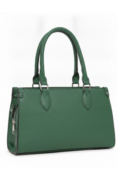 MILANO COLLECTION Geantă damă satchel cu mini-portofel, piele ecologică, bare...