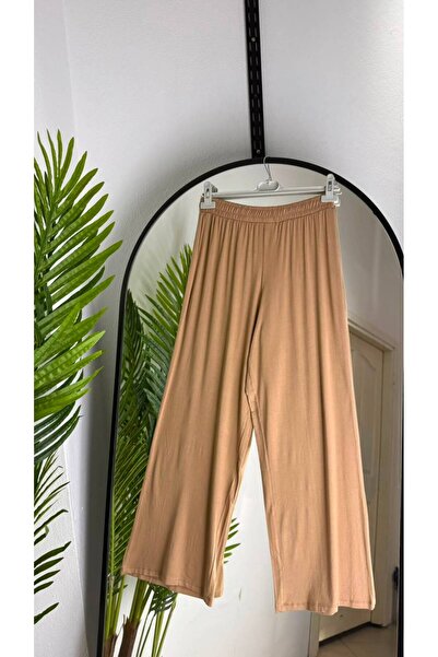 ÖZNE BUTİK Women's 100% Cotton Stretch Fabric Penya Pants