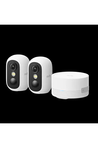 eufy Sistem supraveghere video, Eufy, eufyCam C35, set HomeBase Mini + 2 came...