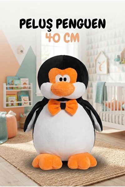 Tıfıl Toys Penguin Plush 40 Cm; Cute and Comfortable Sleeping Pillow and Hugg...