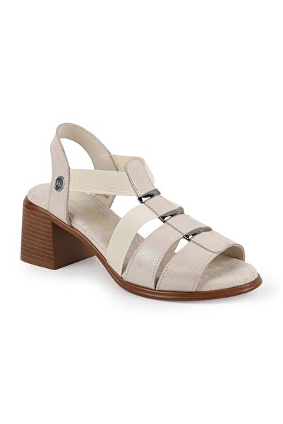 Mammamia Women's Sandals Evening Dress Genuine Leather Thick Heeled Elastic M...
