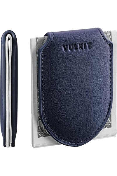 VULKIT Magnetic Money Clip Genuine Leather Streamline Design, Top Grain Leath...
