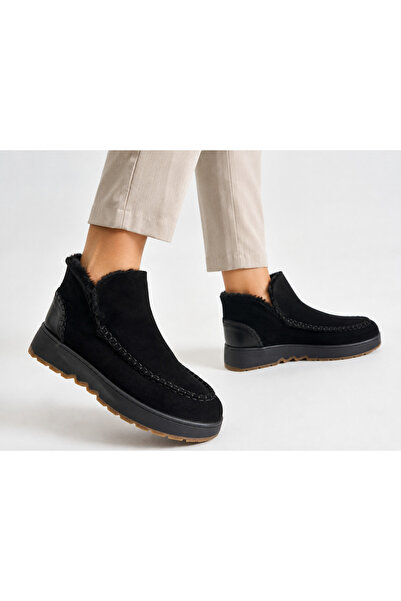MARCO ROCCO Genuine Leather Suede Plush Lined Thick Sole Boots Women's Shoes