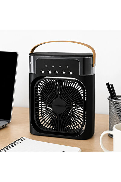 Global Su Tanklı Buharlı Serinletici Fan | Taşınabilir Mini Klima Fanı | LED ...