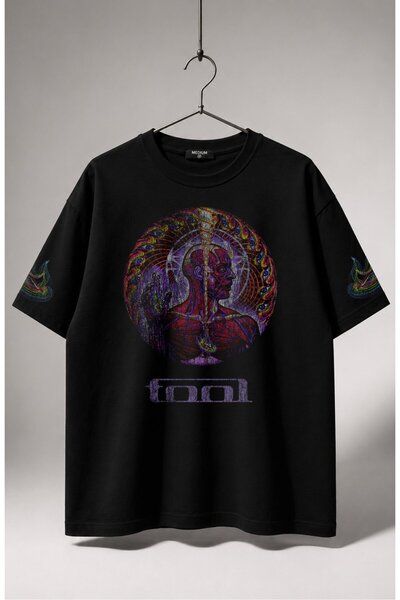Fuddy Moda Unisex Oversize Rock Band Tool Lateralus Sleeve Printed Crew Neck ...