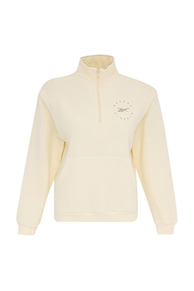 Reebok Q3 IDE FLEECE SREDNJA SLOJ Bež ženska majica