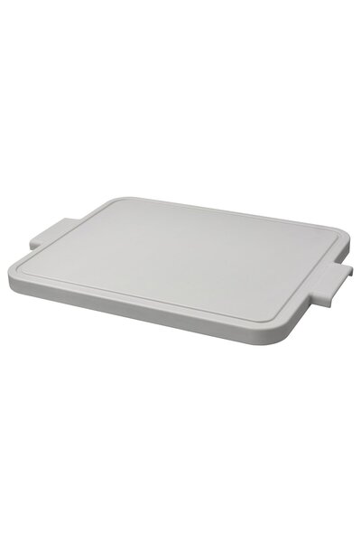 SUPER ACCESS LILLHAVET cutting board, light gray, 49 x 35 cm