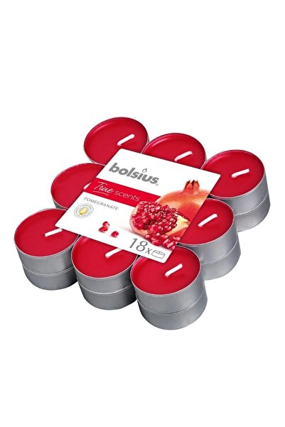 Bolsius Set 2 x 18 Lumanari Pastila Bolsius, Rodie, Timp de Ardere 4 Ore