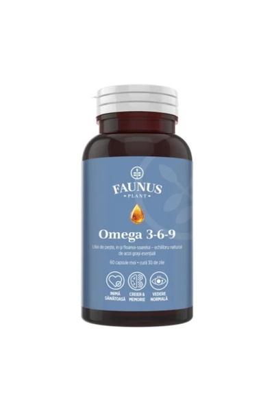 Faunus Plant OMEGA 3-6-9, 60 capsule moi,
