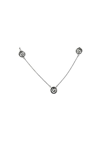 OEM Ασημένιο κολιέ σπέιρα silver925.EC1388.(Στα βραχιόλια θα βρείτε ίδιο σχέδ...