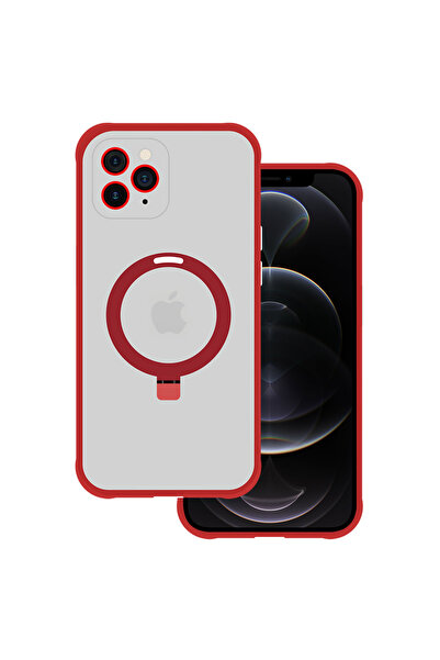 tel protect Μαγική Υβριδική Θήκη-Βάση Magsafe Κόκκινη (iPhone 11 Pro Max)