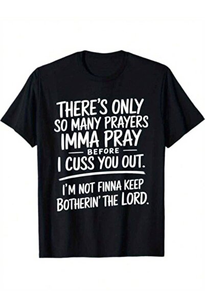 kai22 Funny Religious T-Shirt 'Pray First, Then I'll Curse You' Bold Declarat...