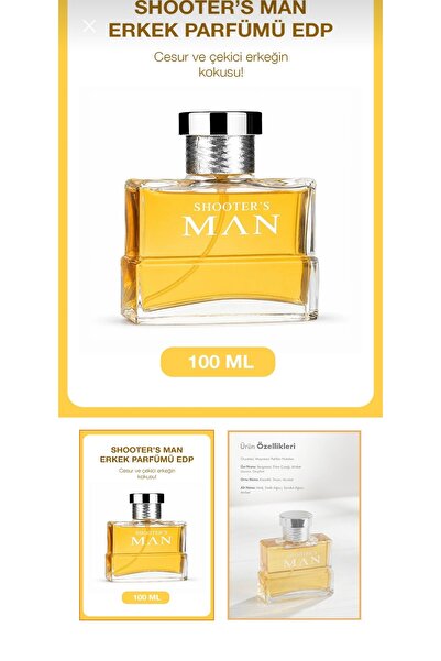 Farmasi shooter’s man erkek parfümü edp 100 ml oryantal & meyveli