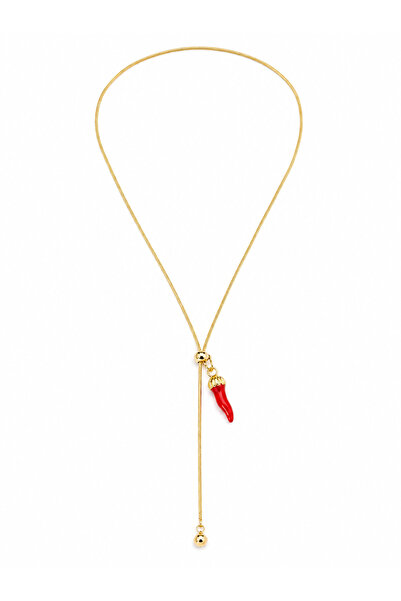 Lisse.co Elevator Chain Luck Pepper Necklace Steel