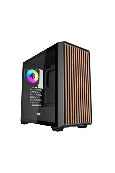 Dark Flash Carcasă PC Darkflash DS900WD ATX Mid-Tower, Negru, 4 ventilatoare ...