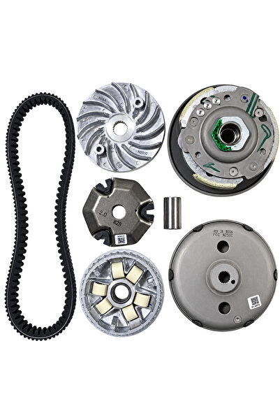 MOTORKİT MK TVS JUPİTER 125 ORJİNAL ÖN VARYATÖR + ARKA DEBRİYAJ + KAYIŞ FULL SET