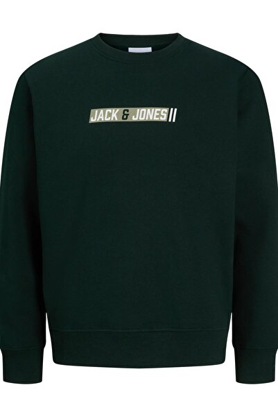 Jack & Jones JJMUNK Ανδρικό φούτερ με λαιμόκοψη ποδηλάτου, άνετο για καθημερι...