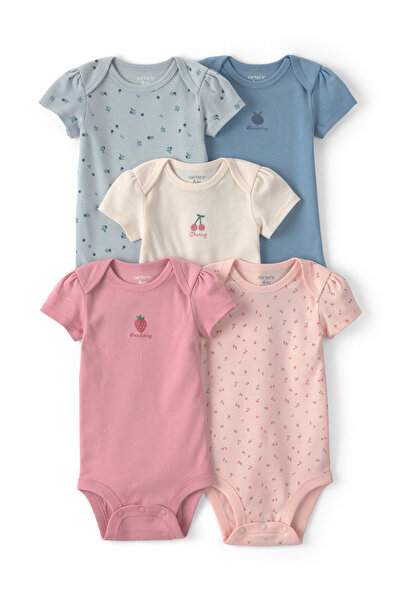 Carter's Baby Girl Multi-Pack Bodysuits Newborn-24 Months Multi-Color